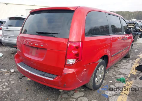 2013 Dodge Grand Caravan American Value Pkg from USA, damaged, VIN 2C4RDGBG7DR506256